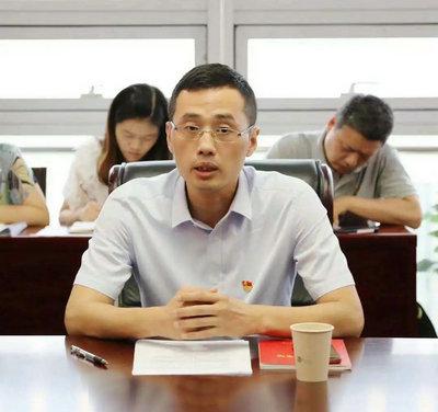 市委党史学习教育第六巡回指导组组长朱锦对党史学习教育开展以来,市